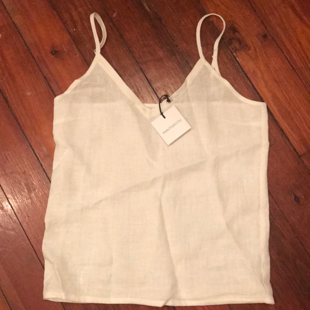 Handmade Linen tank top - Picture 1 of 3